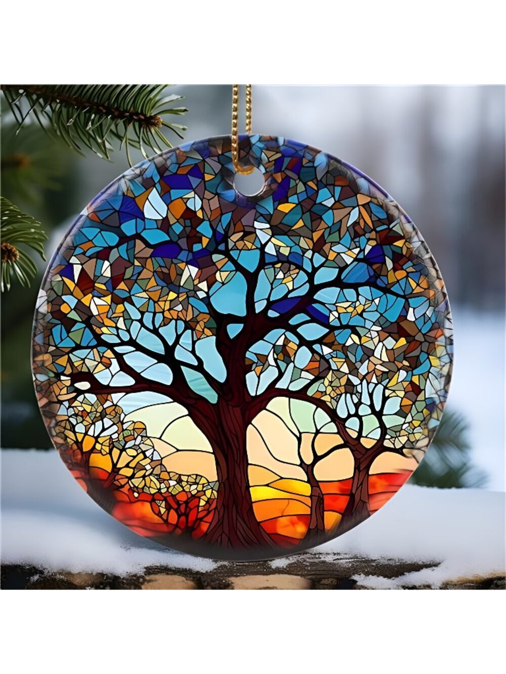 Tree of Life Ornament, Christmas Decor, Holiday Present Idea, Heirloom Keepsake
